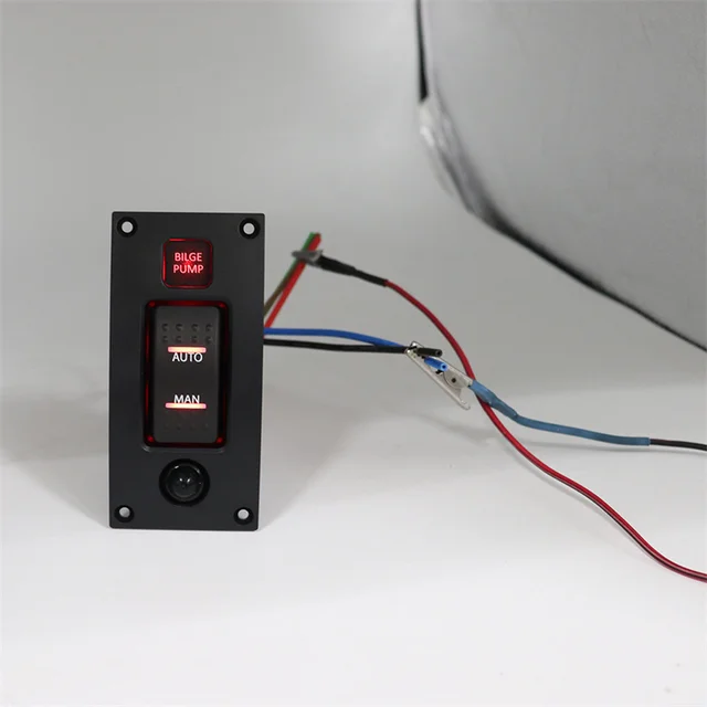 12V 24V 3-Weg Bilge Pumpe Schalter Panel Auto/Off/Manuelle 12V 24V mit  Led-anzeige Gebaut-In 15A Circuit Breaker Aluminium Neue - AliExpress