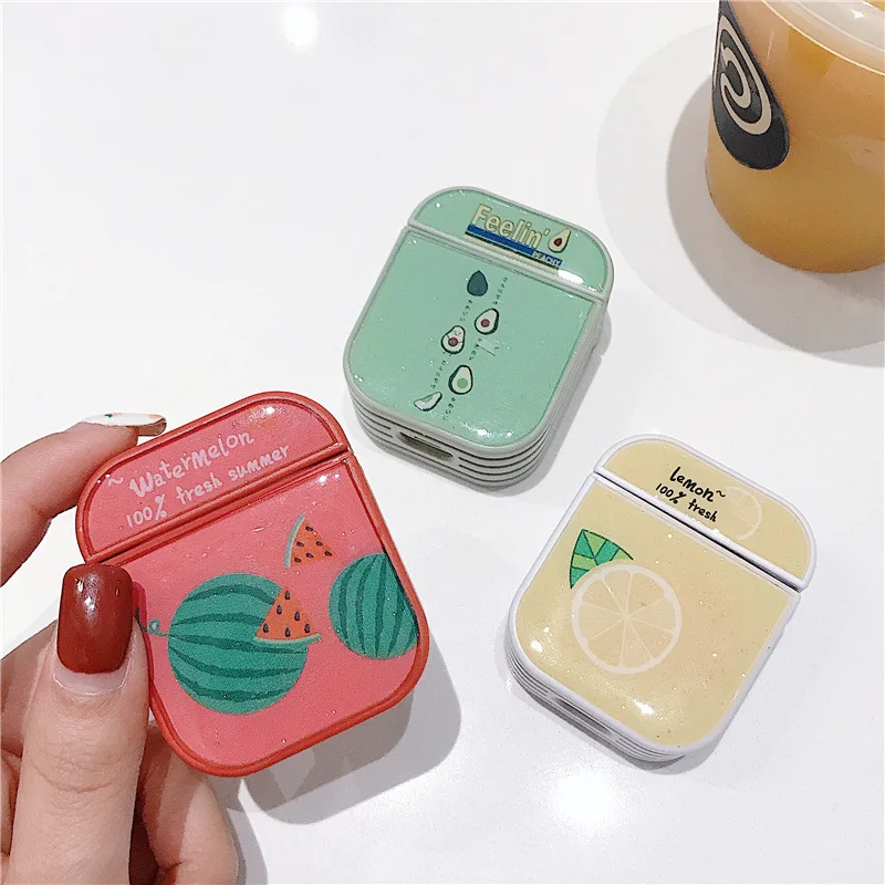 

Fashion Bags For Apple Airpods Case Bluetooth Accessories Headset Earphone Transparent fundas case for Airpods 1 2 Cover Box
