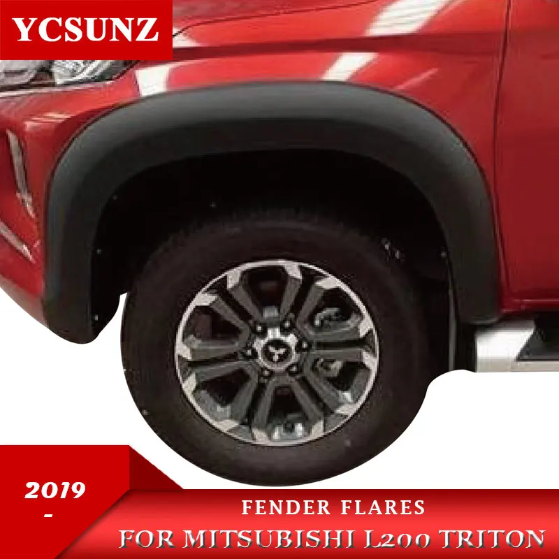 Колеса Арки Fender Крыло для Mitsubishi L200 Тритон Ram 1200 Strada Strakar варварский кабина с двумя рядами