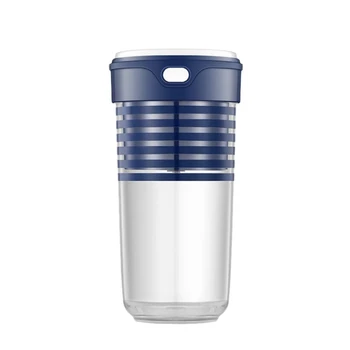 

Portable Blender Mini Personal Blender Small Smoothie Blender USB Fruit Juicer Cup,Blue