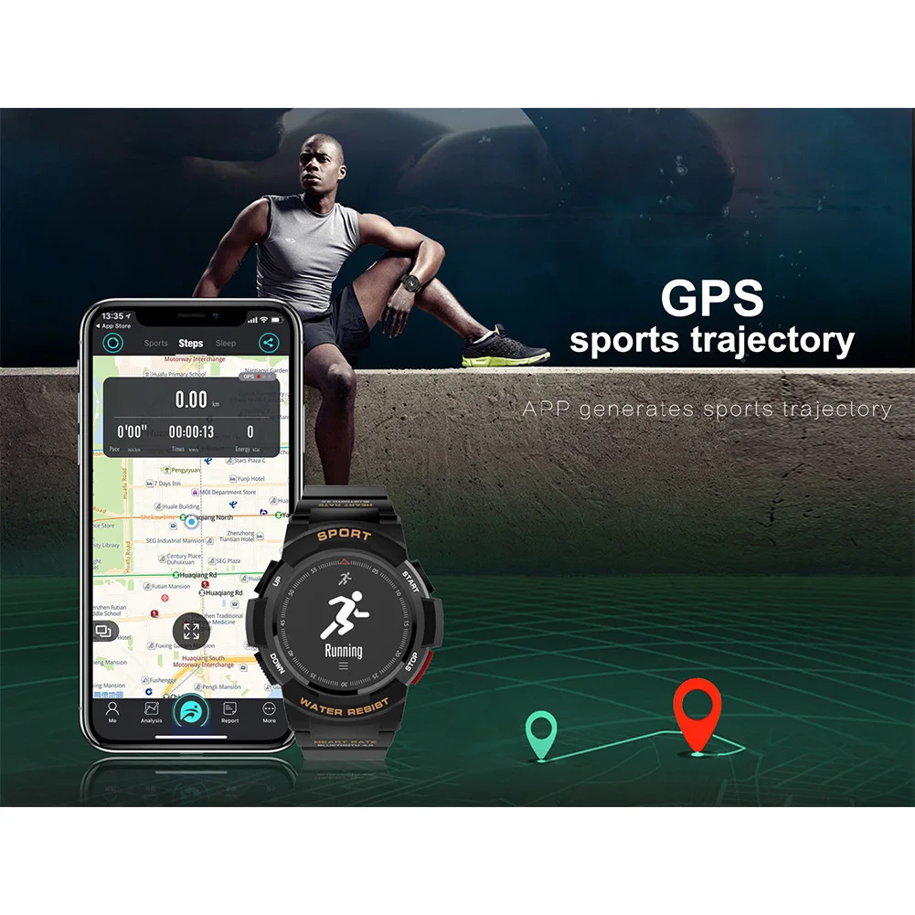  Männer IP68 Wasserdichte Erwachsene Bluetooth 40 Outdoor Fashion Staubdicht Schwimmen Laufen Smart 