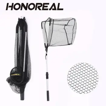 

Fishing Net Aluminum Alloy 90/160/210cm Retractable Telescoping Foldable Landing Net Pole Folding Landing Net For Fly Fishing