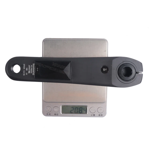 パワーメーターxcadey FC-r8000 165㎜ 右クランク USB充電式