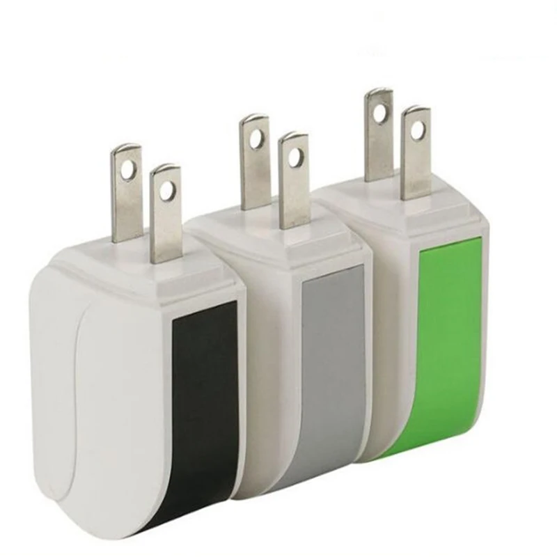 Адаптер питания переменного тока с двумя USB портами 5 В 2 А 50 шт.|Зарядные