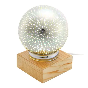 

ZANCAKA 3D Magic Ball Lamp DC5V USB Interface Ball Lamp LED Night Light USB Projector Lamp Butterfly Fireworks Decor Gifts