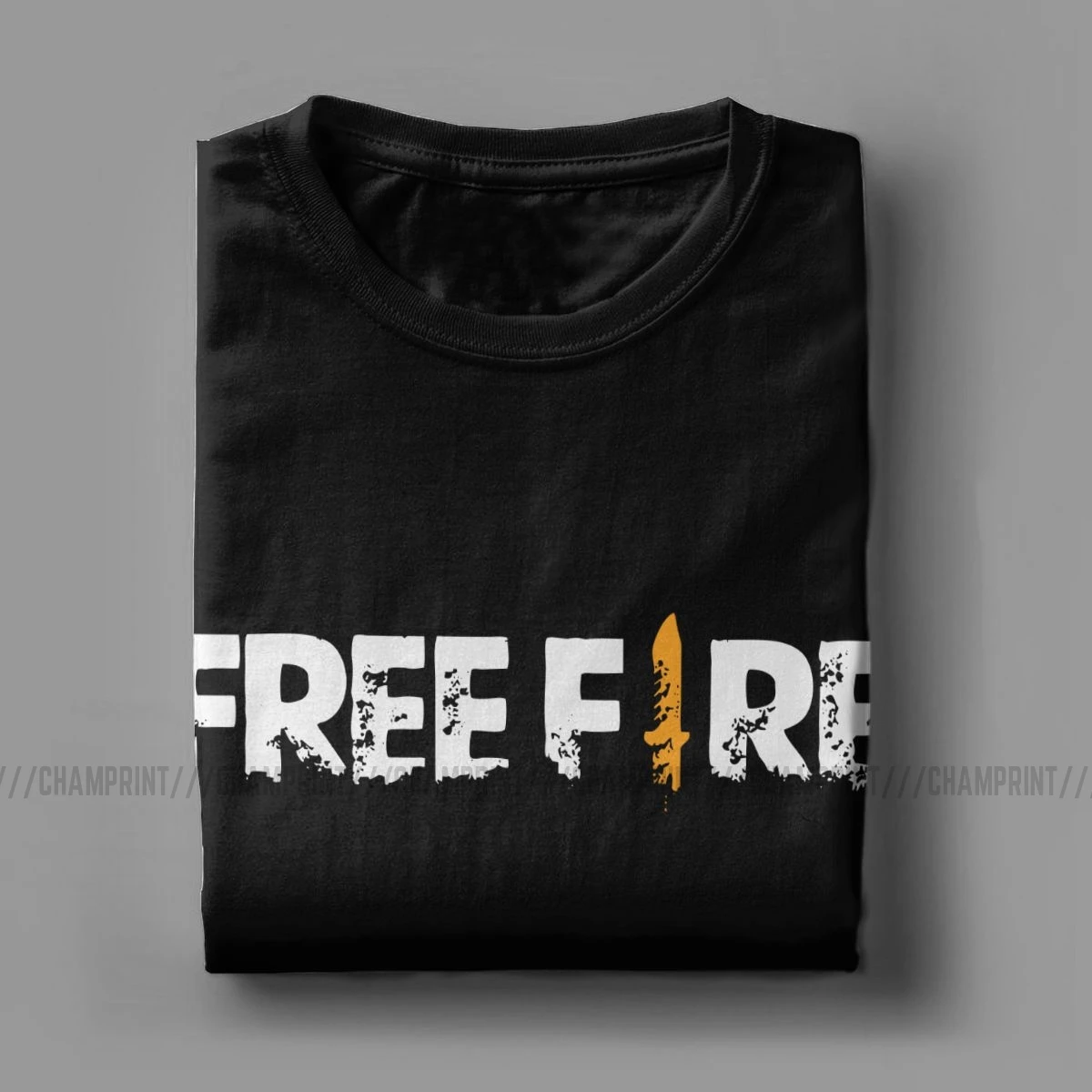 Kaus Pria Free Fire Game Menembak Bebas Api Pakaian Katun Murni