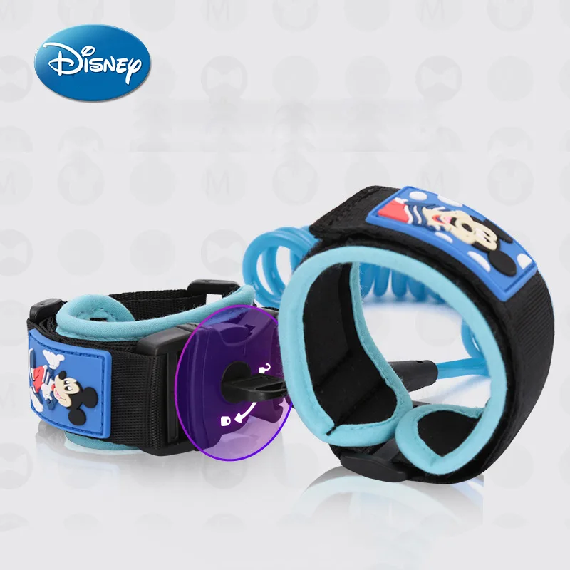 Disney/Безопасное обучение ходьбе для малышей, не теряющийся ремешок на запястье, поводок для детей, пояс для рук, веревка, новая мода, длина 1,8 м