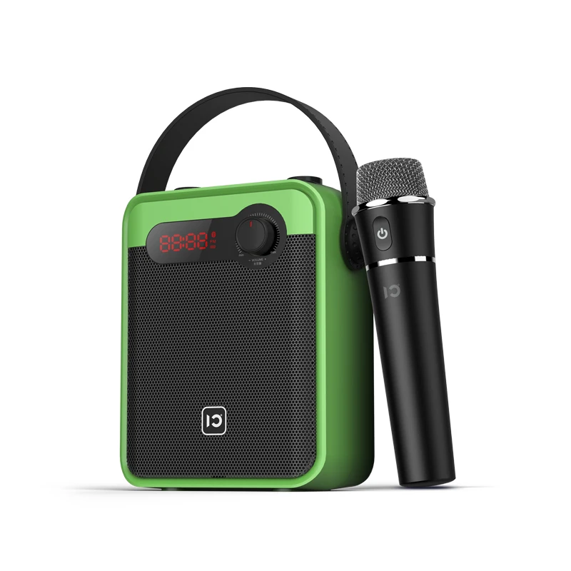 Динамики Домашний кинотеатр, Bluetooth 5,0, 25 Вт, 7,4 В, 2000 мАч, звуковая панель, портативный динамик, Bluetooth, караоке, динамик, FM радио, динамик саундбар для телевизора - Цвет: Армейский зеленый