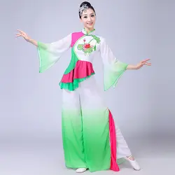 Бренд Горячая леди 2019 Новая женская классика танцевальные костюмы современный веер танец представление одежда Yangko костюм для взрослых