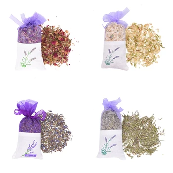 

Dried Flower Sachet Bag Rose Jasmine Bud Lavender Rosemary Home Fragrance Sachets Wardrobe Closets Car Bedroom Air Refreshing