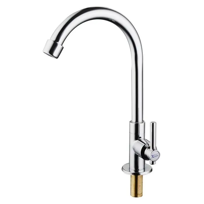 

New Style Kitchen Faucet Household Wall Single Faucet Single Cold Kitchen Single Cold Washing Basin Sink Basin Faucet
