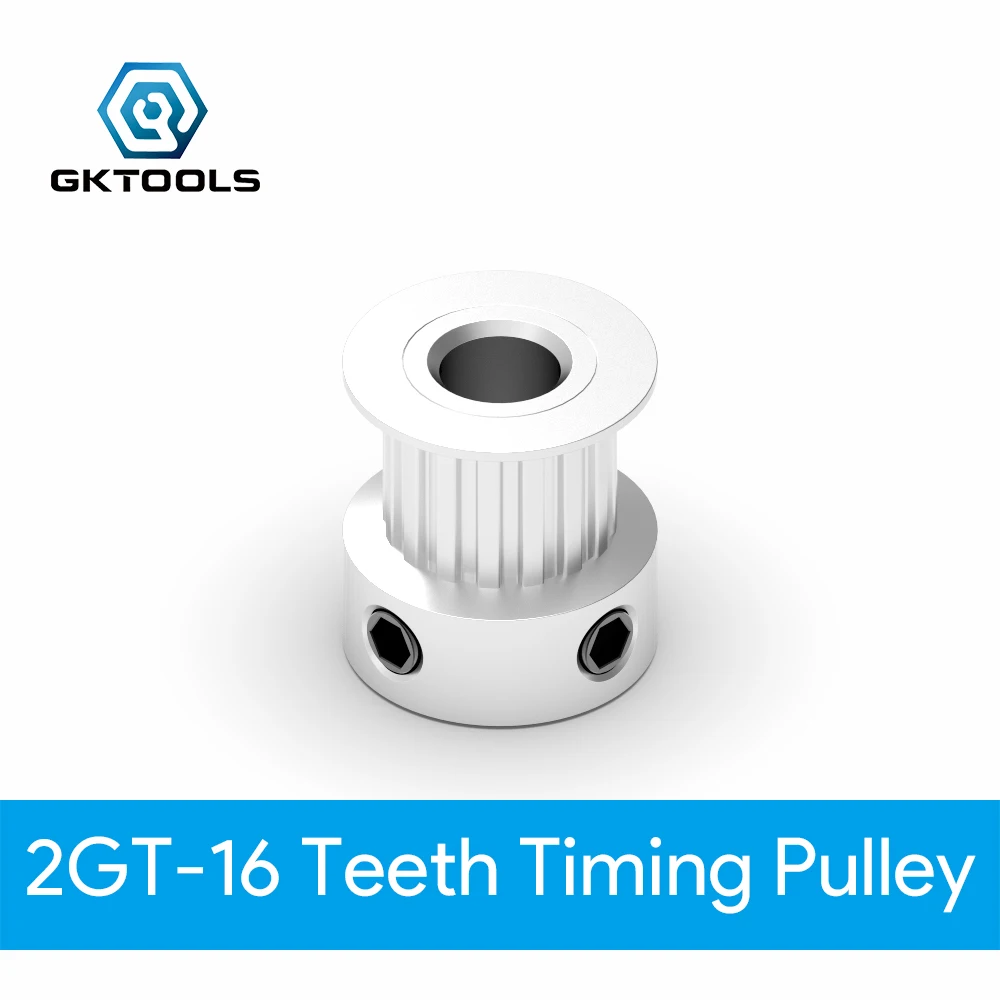 

GT2 Timing Pulley 16 teeth Bore 3.17mm 4mm 5mm 6mm 6.35mm for width 10mm 2GT Synchronous Belt Small backlash 16Teeth