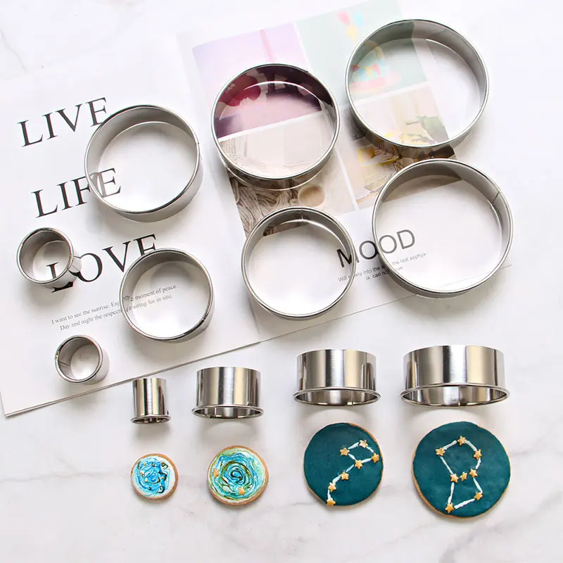 Round Cake Mousse Ring Set 5