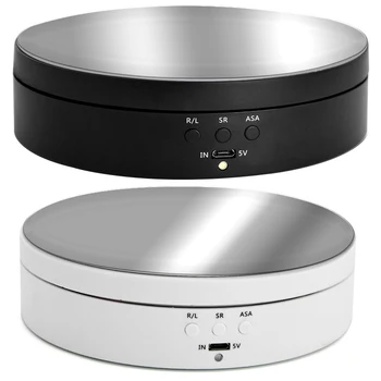 

3 Speeds Electric Rotating Display Stand 360 Degree Turntable Jewelry Holder Battery Electric Rotating Jewelry Display Stand