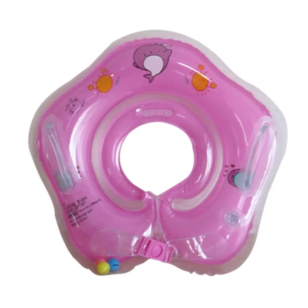 

Baby Swimming Neck Ring Kid Inflatable Pool Bath Float Tube Trainer for 9-24 Months Toddlers For Swimming & Diving