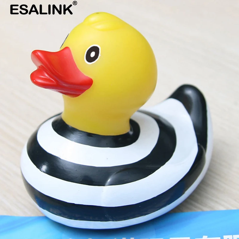 ESALINK 9 5 см детские игрушки для ванной ПВХ резиновые черно белые полосатые детей