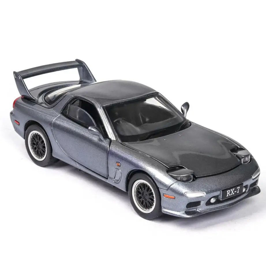 Горячая 1:32 Масштаб колеса Классический Япония спортивный автомобиль mazda rx7 FD3S металлическая модель светильник звук литье под давлением автомобиль игрушки коллекция