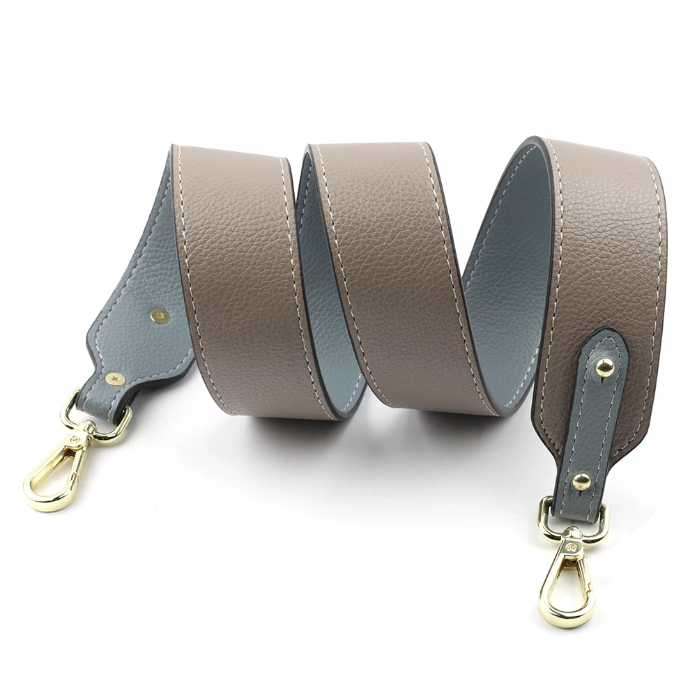 Bag Straps Cow Genuine Leather Belt Shoulder Bag Wide Strap Handbag Handle Replacement Strap Accessory Customized Bag Part Belt