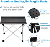 Ultralight Portable Folding Camping Table Foldable Outdoor Dinner Desk High Strength Aluminum Alloy For Garden Party Picnic BBQ 4