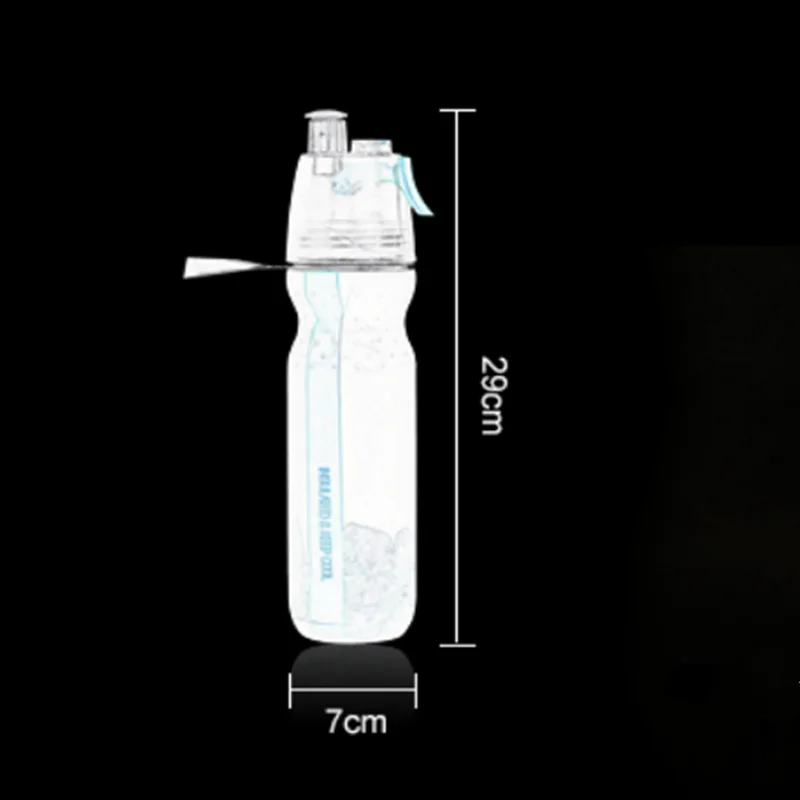 Продвижение BPA БЕСПЛАТНО 550 мл LDPE изолированный спрей для тумана бутылка воды