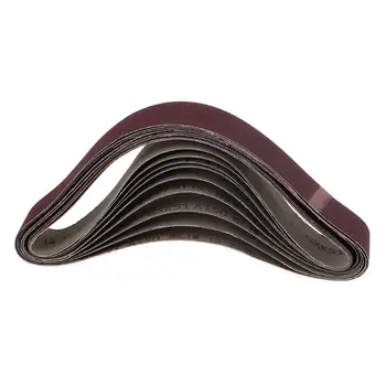 

10PCS 50x686MM 60/120/150/240 Grits Aluminum Oxide Sander Abrasive Sanding Belts for High Performance Woodworking Tools 40JE