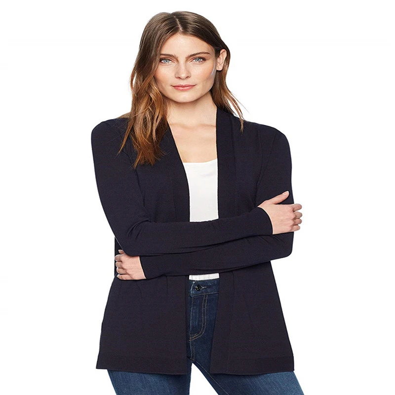 Women's Lightweight Long Sleeve Mid-length Cardigan Sweater - Cardigan -  AliExpress