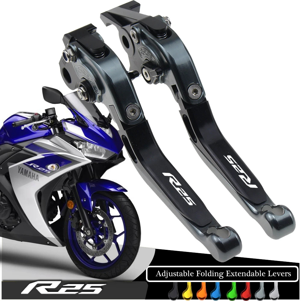 Yzf R25 Motorcycle Accessories Folding Extendable Brake Clutch Levers