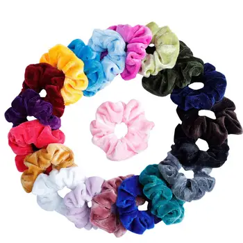 

20 Pcs Hair Scrunchies Velvet Elastic Hair Bands Scrunchy Ties Ropes Scrunchie for Women or Girls Accessories
