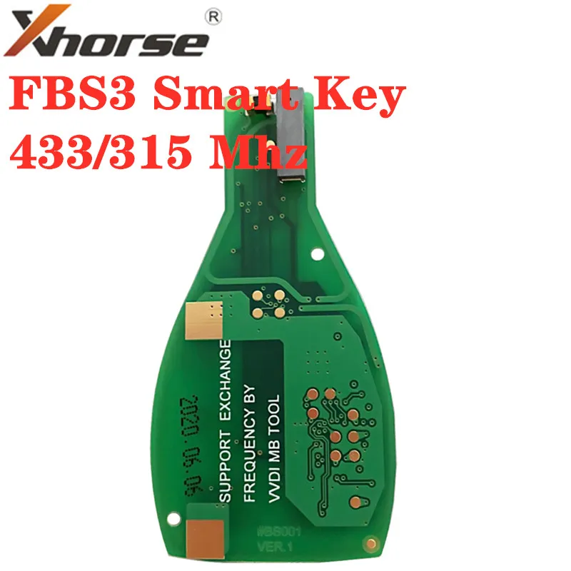 XHORSE VVDI универсальный смарт-ключ для Mercedes Benz FBS3 433/315 МГц |