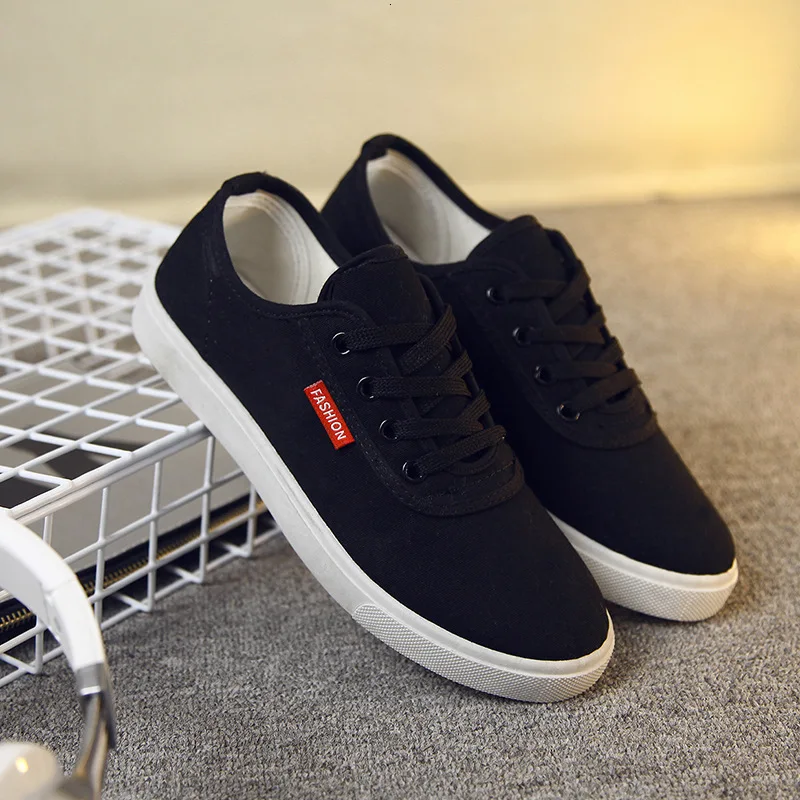 

2019 Fashion White Sneakers Women Flats Canvas Shoes Women Vulcanize Shoes Autumn Casual Zapatillas Mujer European Style