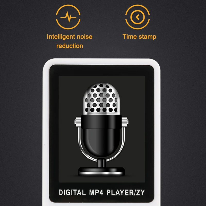 Горячая 70 часов воспроизведения MP3 MP4 без потерь Звук Музыкальный плеер FM рекордер TF карта портативный BUS66