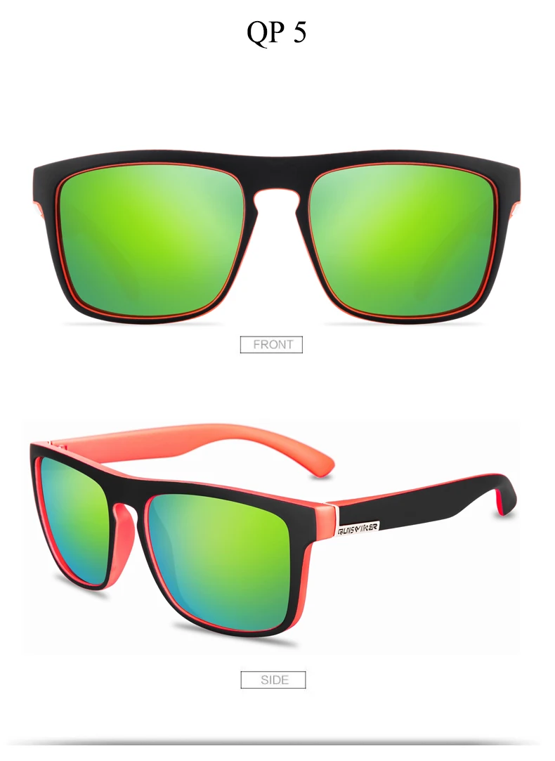 Бренд QUISVIKER стиль UV400 поляризованные солнцезащитные очки мужские солнцезащитные очки для вождения Женские Ретро винтажные очки