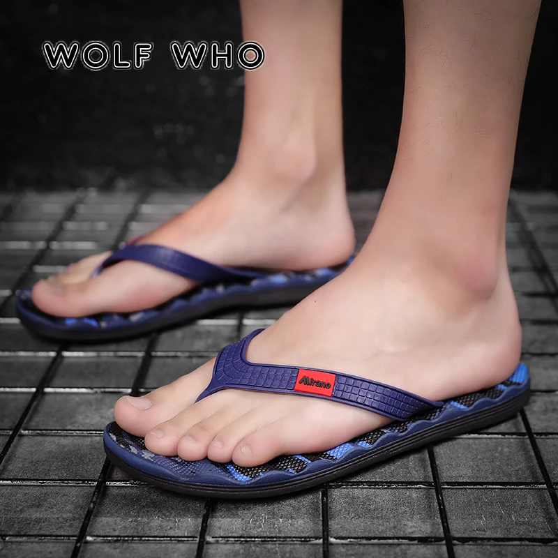 male flip flops