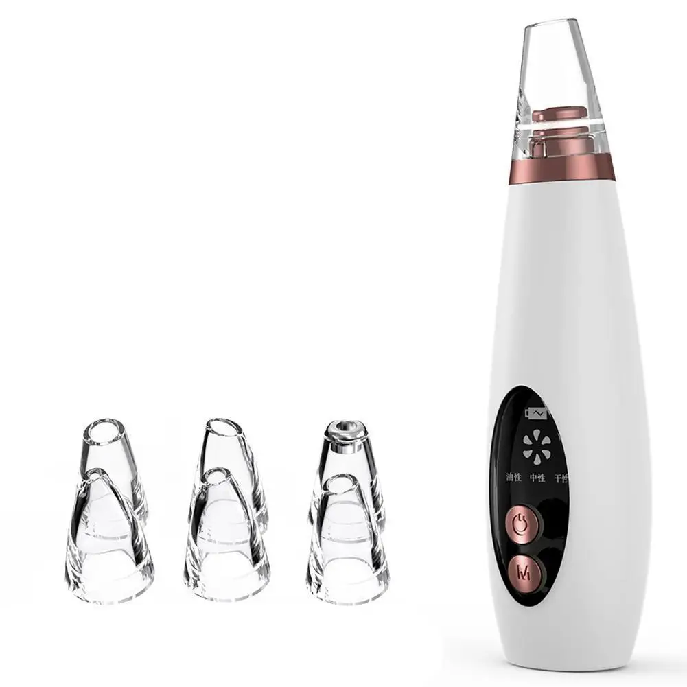 

USB Rechargeable Blackhead Remover Face Pore Vacuum Clean Suction Vacuum Pimple Tools Removal Acne Pore Care Cleaner Skin K8L9