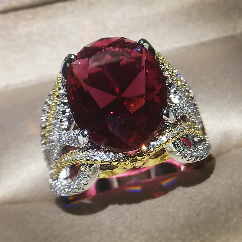 Bague Argent Sterling 925 – Pierre Chérolite Violette Créée, Vintage Inde