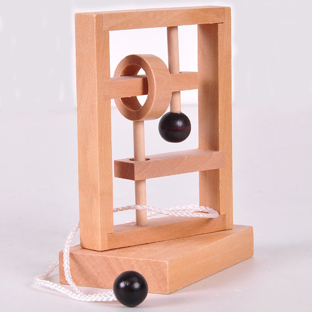 3D деревянные пазлы, игрушки, веревка, петля, головоломка, игрушка IQ, ум, струна, головоломка, игра, настольное украшение для взрослых, детский подарок