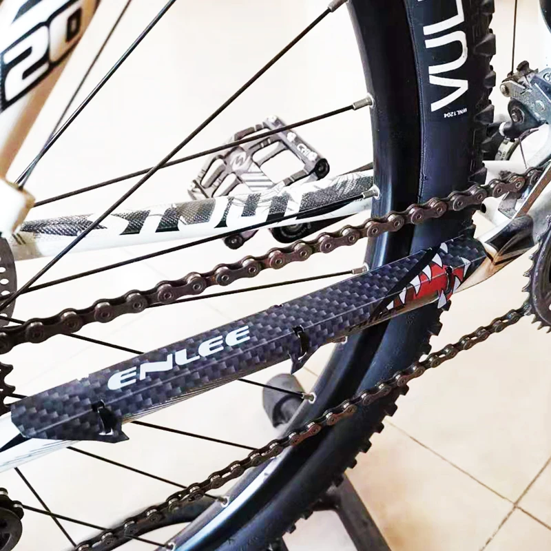 Защитная Наклейка на цепочку велосипеда защитный кожух цепи для задней вилки