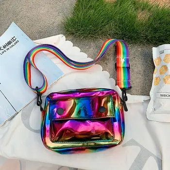 

New Women Bag Fashion Laser Transparent Beach New Design Shoulder Bag Travel Street Messenger Crossbody Bags Handbag Lady Casual