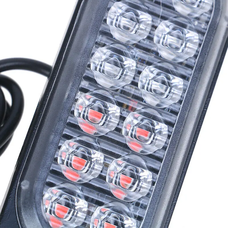 12LED красный/синий мигающий светильник бар автомобиль грузовик аварийное восстановление стробоскоп лампы Комплект 36W