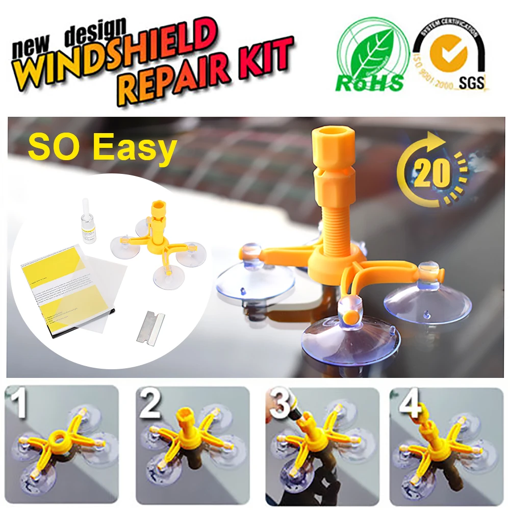 DIY Car Window Repair Tools Windshield Repair Kits Glass Scratch