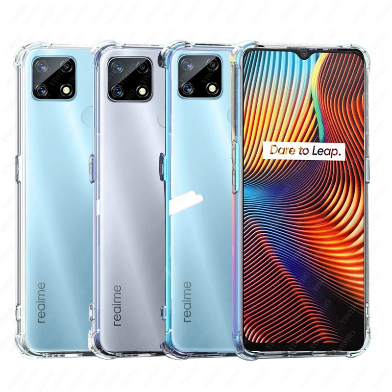 Mixroom Cover Per Oppo Realme 7i - Custodia In TPU Morbido Con Fantasia Farfalle Blu - Stampa UV Ad Alta Risoluzione - Protezione Antigraffio E Antiurto
