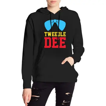 

Woman's Sweatshirts Korean Female Hooded Pullovers Hoodies WomenTweedle Dee Bow Tie
