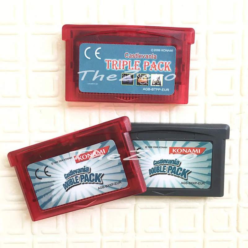 Castlevania Series тройной комплект DoublePack Для 32 битной картриджной консоли для