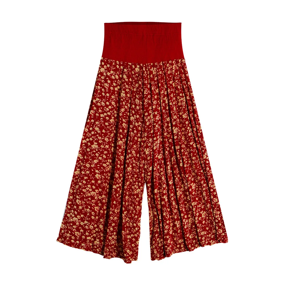 

2019 New Style Korean-style Versatile Plus-sized And Daxian Tall Waist Loose Pants Q650