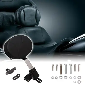 

New Motorcycle Adjustable Plug In Driver Rider Seat Backrest Kit Fit for Harley FLHT FLTR FLHX 1997-2017