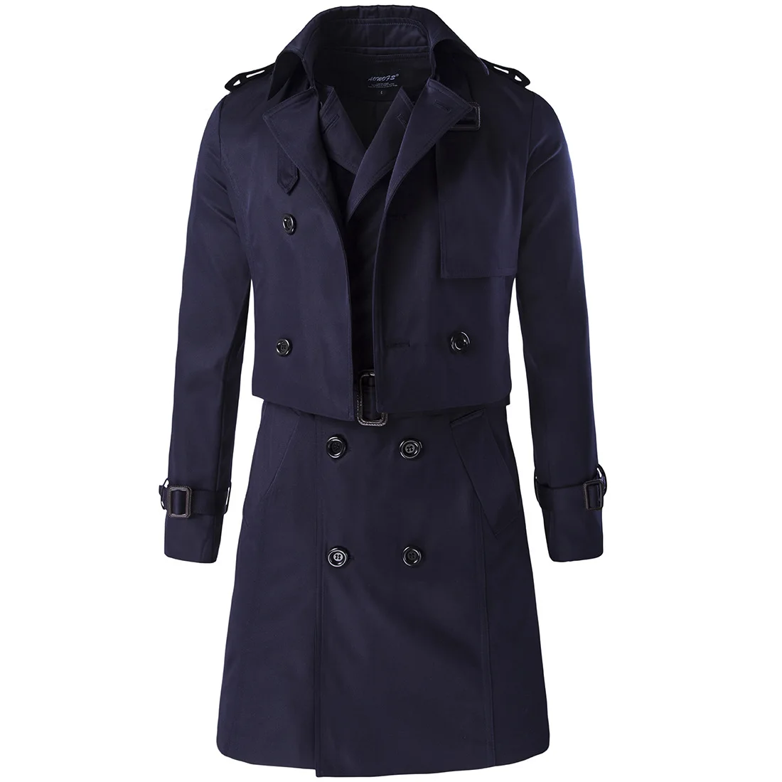 

Aowofs Autumn Clothing New Style Trendy Two-Piece Set Long Double Breasted Trench Coat Y600