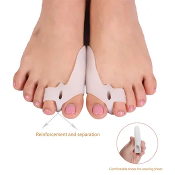 

8PCS/SET Hallux Valgus Corrector Alignment Toe Separator Metatarsal Splint Orthotics Pain Relief Foot Care Tool 2018 Selling