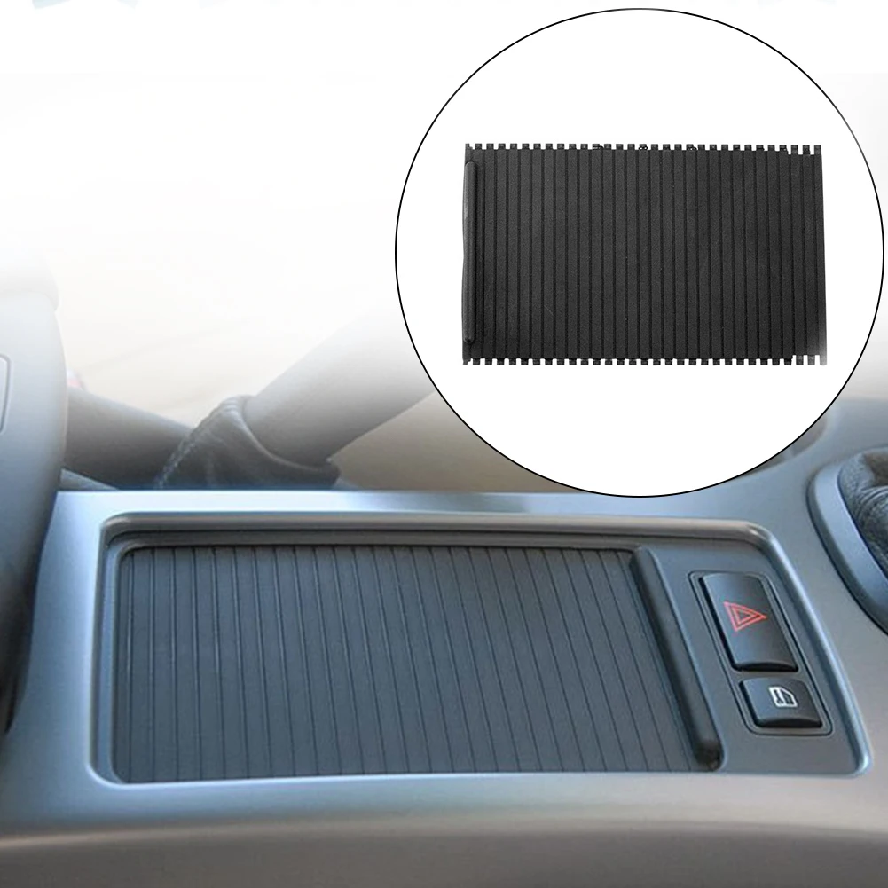 Front Section Zipper Center Console Direct Fit Replacement Board ABS Easy Install Cup Holder Roller Blind Cover For E53 X5 00-06