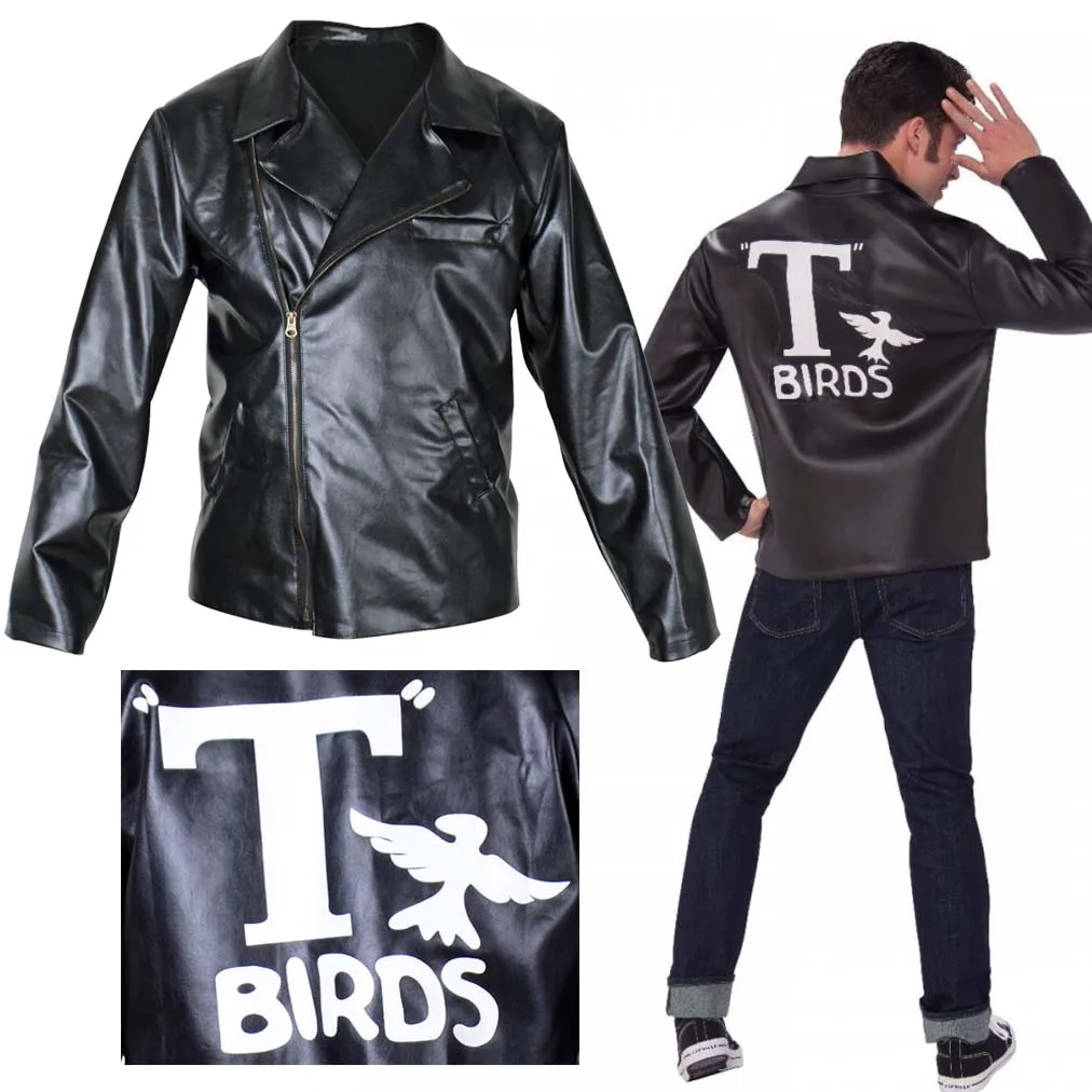 Greaser Couple Sandy And Danny Cosplay Costume 50s Rockabilly Pink Ladies T Birds Jacket Adult Women Men Halloween Fancy Dress Holidays Costumes Aliexpress