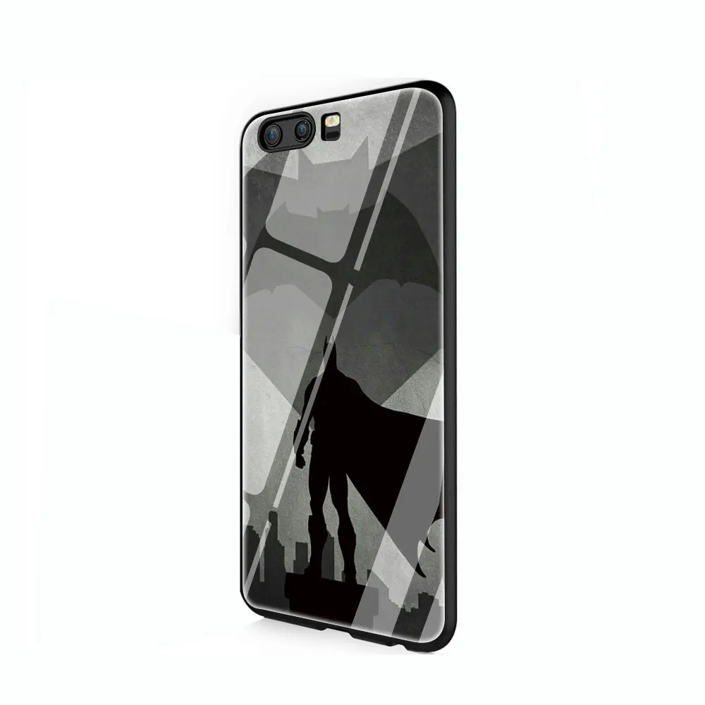 G9 EWAU супер герой Бэтмен чехол из закаленного стекла для телефона для huawei P10 P20 P30 mate 20 Lite pro P Smart Y6 Y9 Honor 8X9 10 - Цвет: G9
